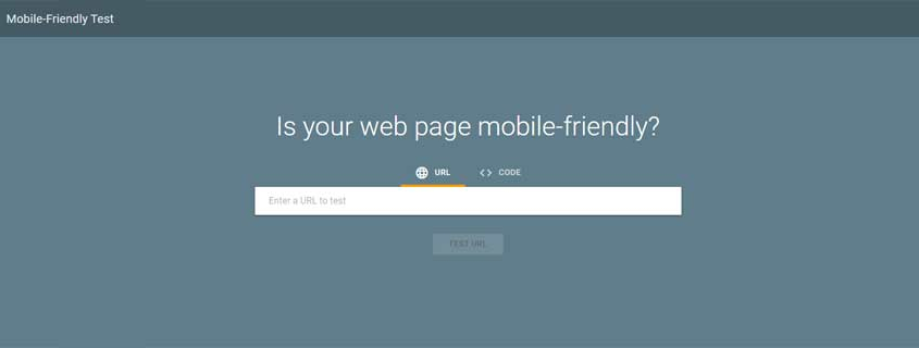 Google Mobile Friendly Test Tool